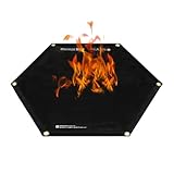 Feuerplatzdeckschutzmatte, Feuerstelle Matte für Camping - Outdoor unter Feuerstelle Runde...