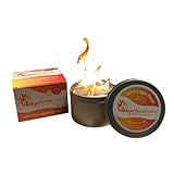 Lagerfeuerliebe® Mini-Lagerfeuer to go | bis zu 2 Std. Brenndauer | wiederverwendbar, leicht &...