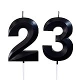 2,75 Zoll 23. 32. Zahlenkerzen, Geburtstagsgeschenke für Frauen, Männer, Geburtstagsdekorationen,...
