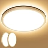 Lepro Deckenlampe 24W, IP44 Wasserfest Deckenleuchte，3000K 2400LM Badezimmer Lampe, Warmweiß...