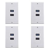 4X 2Port + USB 3.0 weiblich Wand Frontpanel Steckdose Extender