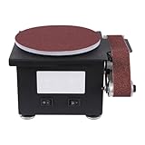 ieLsngai Mini Bandschleifer 8500r/min, 7-Stufig Verstellbarer Polierer, Sand Gürtel Größe 30 *...