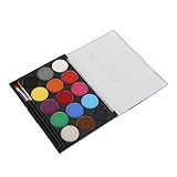 TARSHYRY Gesichtsbemalungsset für mit 15 Farben, Waschbare Body-Art-Palette auf Wasserbasis für...