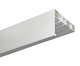 GARDINIA Vorhangschiene mit Blende P2Ü weiß 150 cm