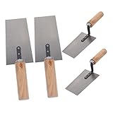 HOLIDYOYO 4 Stück Teiliges Spachtel für Putzarbeiten Hochleistungs Putzhobel für Zement Rostfrei...