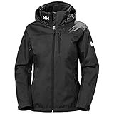 Helly Hansen Damen W Crew Hooded Midlayer Jacket, Schwarz, XL