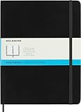 Moleskine Klassisches Notizbuch mit gepunktetem Papier - Weicher Einband und Gummiband-Verschluss -...