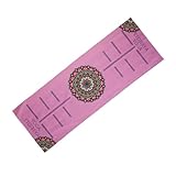 Grip Dots Yoga-Handtuch for Pilates-Geräte for Anfänger, rutschfest, schnelltrocknend, tragbar,...
