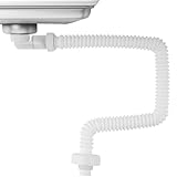 Hibbent 1 1/4 Zoll Siphon,Raumsparsiphon für das Badezimmer, 360° Einstellbarer Siphon...