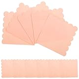 Yardwe 20 Blatt Papierservietten Wellenrand Party-dessert Servietten in Schüchternem Rosa...