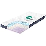 Julius Zöllner Babymatratze Dr. Lübbe Air Premium Flex, 3-Schicht Prinzip, Kaltschaum, abnehmbarer...