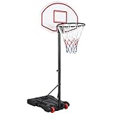 Yaheetech Basketballständer Basketballkorb Outdoor Korbanlage Basketballanlage mit Rollen...