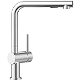 CECIPA Küchenarmatur, Wasserhahn Küche Ausziehbar mit 2 Strahlarten, 360° Drehbare Mischbatterie...