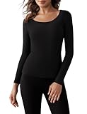 Harlamvar Warme Winter Unterhemd Damen Pullover Thermo Oberteil Rundhalsausschnitt Langarm...