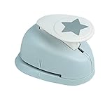 Rayher Hobby 89793000 Motivstanzer Stern, ø 2,54 cm- 1 Zoll, geeignet für Papier/Karton bis zu...