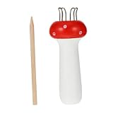 Gogogmee Handlicher Roter Holz Strickpilz French Knitter DIY Werkzeug für Anfänger Geeignet für...