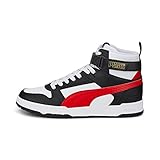 PUMA Unisex Rbd Game Turnschuhe, Puma White High Risk Red Puma Black Puma Team Gold, 42 EU