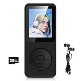 32GB MP3 Player Bluetooth 5.3 mit 1.8' TFT Farbbildschirm mit Kopfhörer, HiFi Musik Kinder MP3...