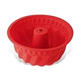Dr. Oetker 1269 Gugelhupfform Ø 22 cm Flexxibel, Backform für Gugelhupf aus Silikon, Bundform für...