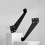 Türstopper aus Edelstahl, effektives 90-Grad-Design, mit Gummikissen für Schäden