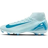 Nike Herren Zm Superfly 10 Acad Fg/Mg Sneaker, Glacier Blue Blue Orbit, 44.5 EU