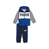 PUMA Unisex Minicats Colorblock Jogger Fl Trainingsanzug, Kobaltglasur, 68 EU