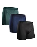 DANISH ENDURANCE 3er Pack Sport Boxershorts Herren, Mit regulärem oder langem Bein, Mehrfarbig (1x...