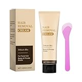Haarentfernungscreme, Hautberuhigung, 100 G, Gesichts- Und Körperhaarcreme, Reisen Haarentfernungs...