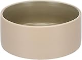 Hundenapf Keramik – hundenapf mittelgroße Hunde – 800ml – rutschfest & stilvoll – beige &...