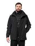 Jack Wolfskin Herren LUNTAL 3IN1 JKT M Jacket, Black, L