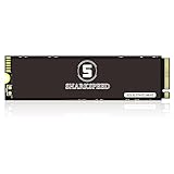 SHARKSPEED 2TB SSD Festplatte Intern M.2 NVMe PCIe Gen4.0x4, Kompatibel mit PS5 - Bis zu 5500MB/s