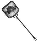 Nucelit Tragbares Fischernetz mit langem Griff, für Aquarien, zum Reinigen von Schwimmern,...