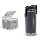 IGLOO IH45 Kompressor-Kühlbox Hybrid Gefrierbox, 43L, 12 V und 230V, für Auto, Reise-Mobil, grau &...