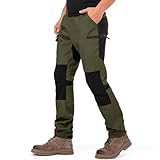 yeyity Wanderhose Herren Outdoor Hosen Robust Atmungsaktiv Langlebig Taktische Hose Arbeitshosen...
