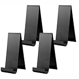 SEIWEI Broschürenhalter, 4 Stücke Metall-Broschürenständer, Vertikaler Tischständer für...