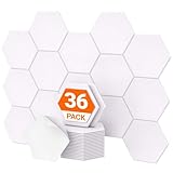 Hexagon Akustikplatten selbstklebend 36 Stücke, TONOR Schallabsorber Schallschutz mit Hochdichte...