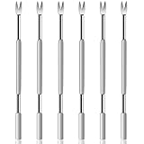6 Stück Meeresfrüchte-Gabeln, Edelstahl, Hummergabel, Multitool, Meeresfrüchte-Werkzeuge,...
