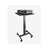 VEXDOSLE Universal-Projektor-Ständer, Tray Cart, Univrsal Telescopic Lift, tragbar, Mobile...