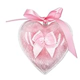 Body Powder Puff | Bowknot Heart Powder Puff - Langhaarige Puderquaste für Körperpuder,...