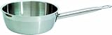 Sauteuse aus Edelstahl – Bauchige Form, Ø 18 cm, 1,5 Liter – Hochwertiger Topf für...