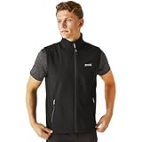 Regatta Herren Bradwell Iii' Full Zip Wind Resistant Softshell Gilet Bodywarmers, Black, 56 EU ( XL...