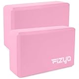 Fizyo Yogablock 2er Set Rutschhemmender Stretching Block aus EVA-Schaumstoff für Yoga, Pilates,...