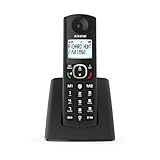 ALCATEL F530 - Schnurloses Festnetztelefon DECT - Großes beleuchtetes Display - Freisprechfunktion...