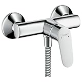 hansgrohe Focus - Duscharmatur Aufputz für 1 Verbraucher, Mischbatterie Dusche, Einhebelmischer,...