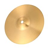 TOYANDONA Messing Crash Ride Becken Traditionelles Finish Robustes Percussion Instrument für...