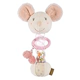 Fehn Regenmacher Maus – Motorik-Spielzeug mit Rassel zum Greifen und Geräusche erzeugen –...