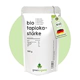Tapiokastärke Bio - glutenfrei - ideal Backen Kochen Andicken Abbinden Mochi Bio Tapioka-perlen...