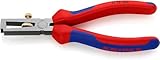KNIPEX Abisolierzange universal mit Mehrkomponenten-Hüllen 160 mm, 11 12 160