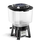 SunSun CFF-206 solarbetriebener Fischfutter Automat, programmierbarer Futterspender mit 6 Liter...