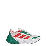 adidas Adistar Laufschuhe Damen, Kreideweiß/leuchtendes Rot/kräftiges Grün, 45 EU
